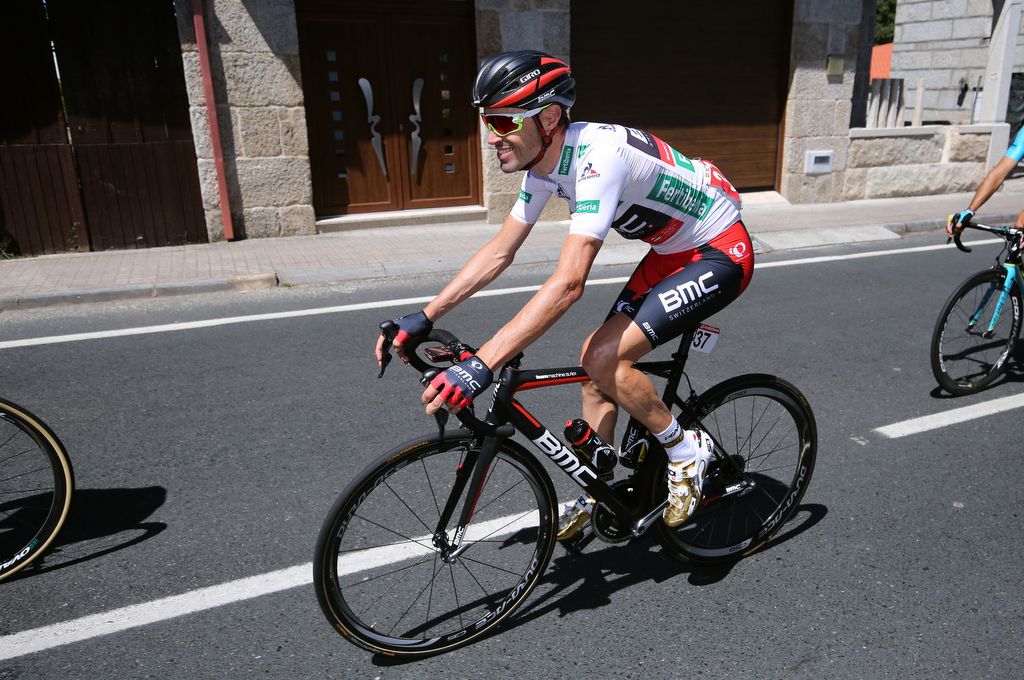 Sammy Sanchez (BMC) wore the white combination jersey for stage 2