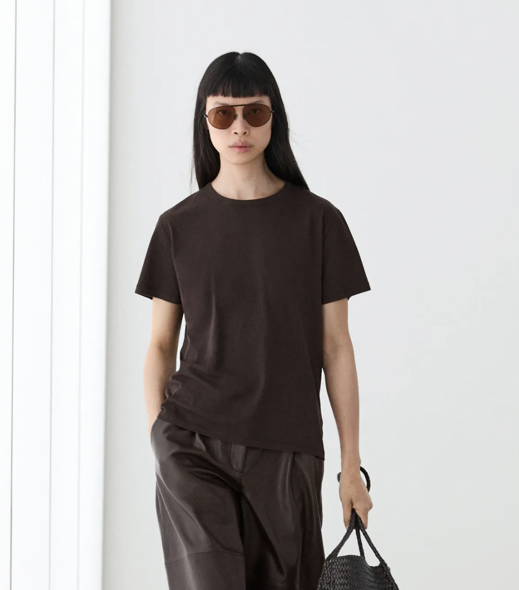 Massimo Dutti, 100% Cotton Short-Sleeve T-Shirt
