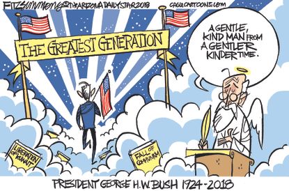 U.S. George H.W. Bush greatest generation kinder gentler time
