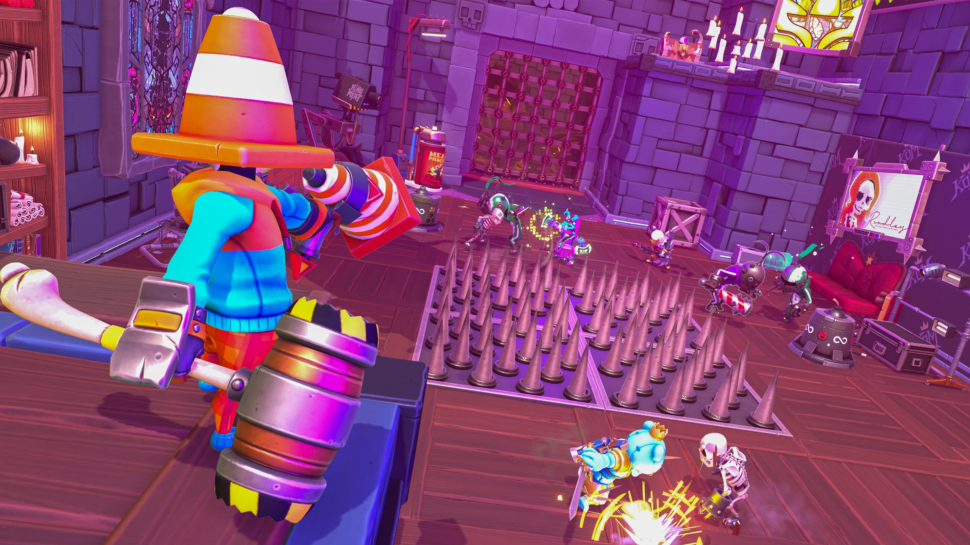 A screenshot from Glowmade's King of Meat game