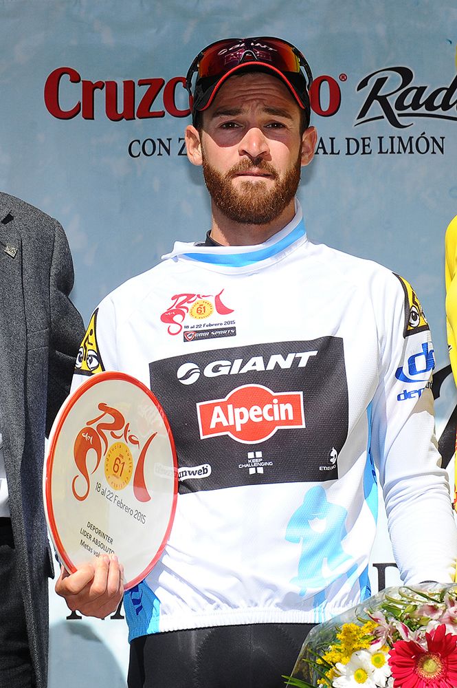 Simon Gescke (Giant-Alpecin) in the white jersey