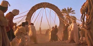 The Stargate in the desert in 1994 Roland Emmerich movie