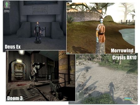 With DirectX 10, the shadow edges are softer and more detailed.