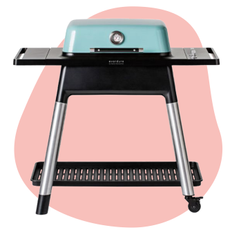 Best BBQ graphic of Heston Blumenthal Force 2 gas bbq in blue