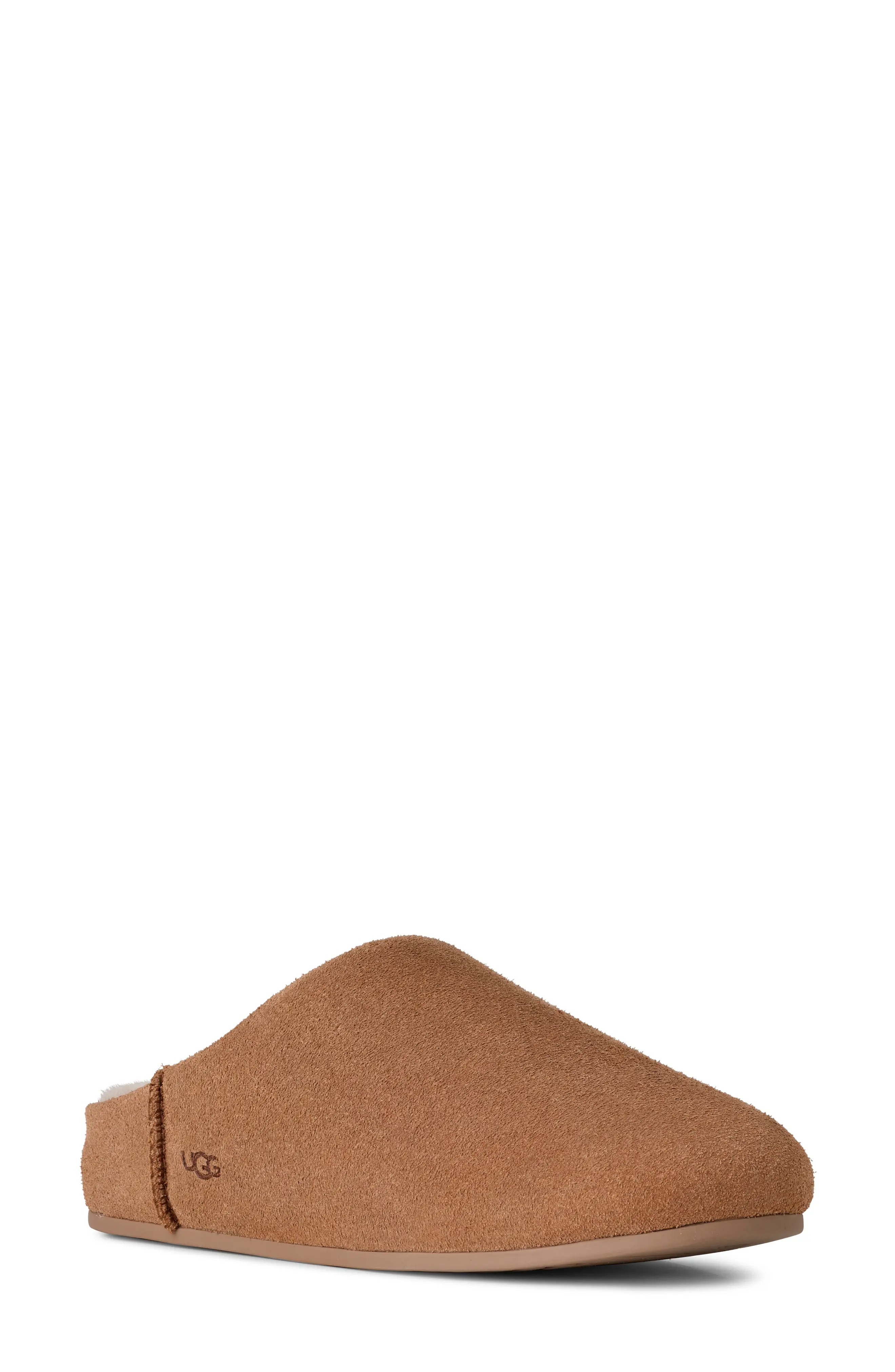 UGG Elea Waterproof Suede Slipper.