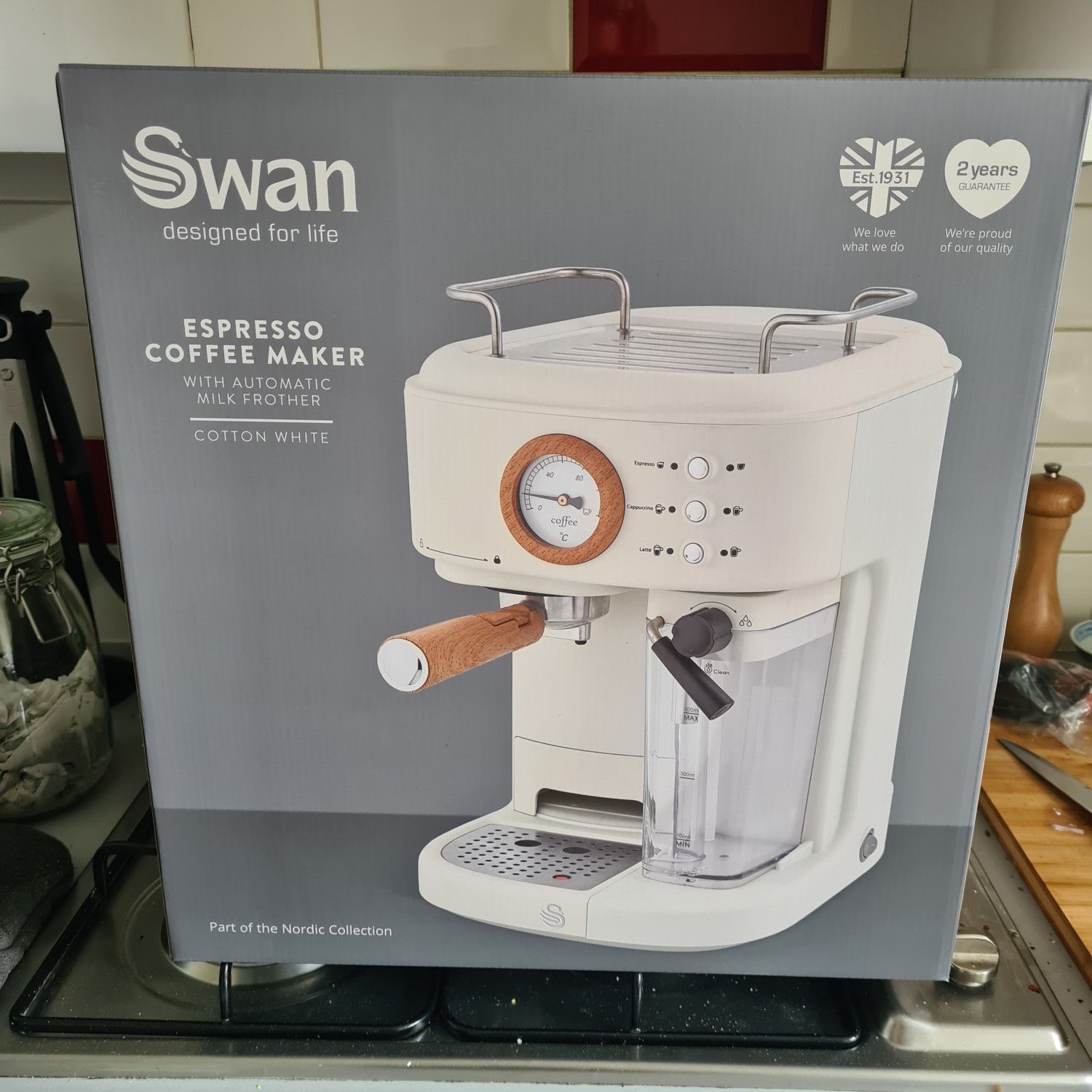 Swan Nordic One Touch Espresso Machine review: a top budget option ...