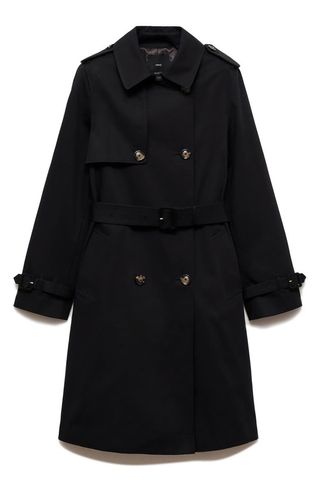 Classic Double Breasted Water Repellent Cotton Trench Coat