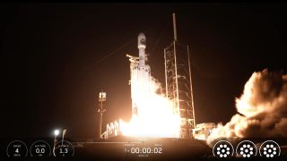 A SpaceX Falcon Heavy rocket launches the classified NROL-97 mission for the U.S. National Reconnaissance Office on Oct. 1, 2026.