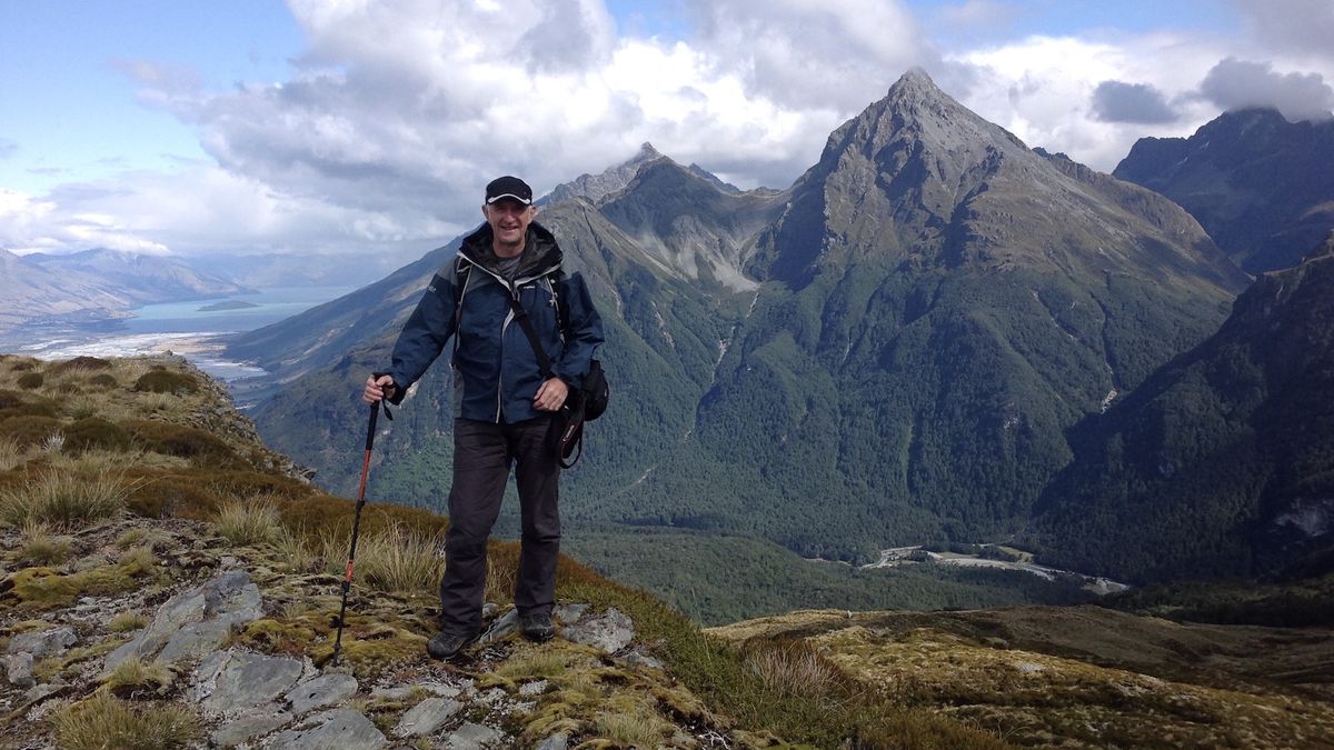 Upper Peak from above the Sugarloaf Pass above Glenorchy NZ