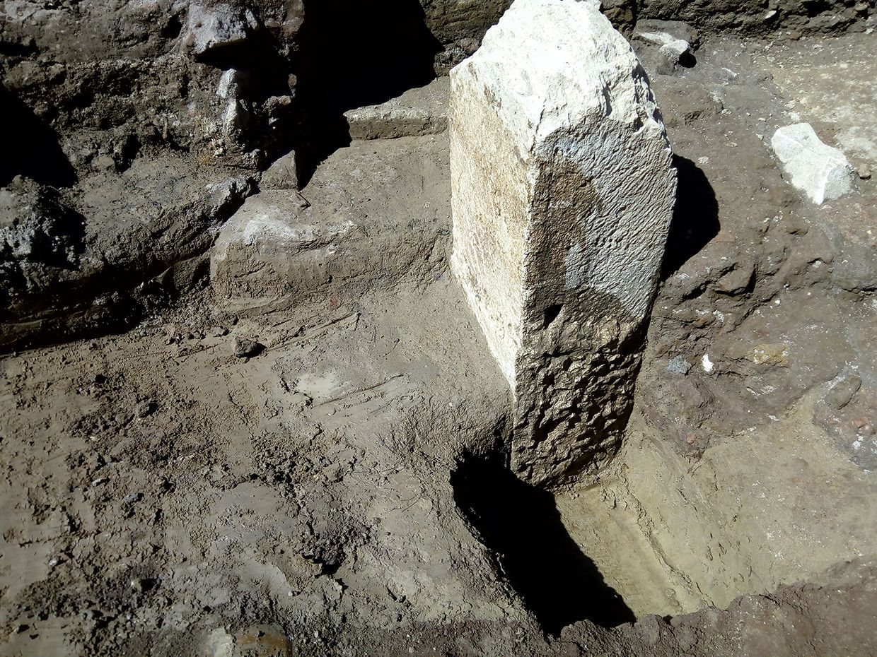 The pomerium marked by the stones was the formal civic and religious extent of the ancient city and limited the jurisdiction of many Roman laws.