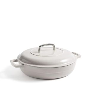 Martha by Martha Stewart 3.5 Qt Enameled Cast Iron Braiser W/lid - Cobblestone