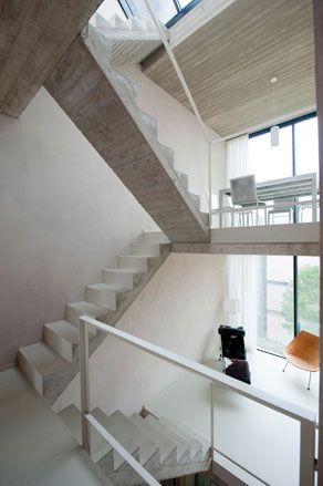 Stairwell for Antwerp townhouse