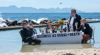 Extinction Rebellion stage a creative protest in South Africa