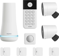 SimpliSafe 2-Camera Outdoor Home Security System w/ 5 Sensors