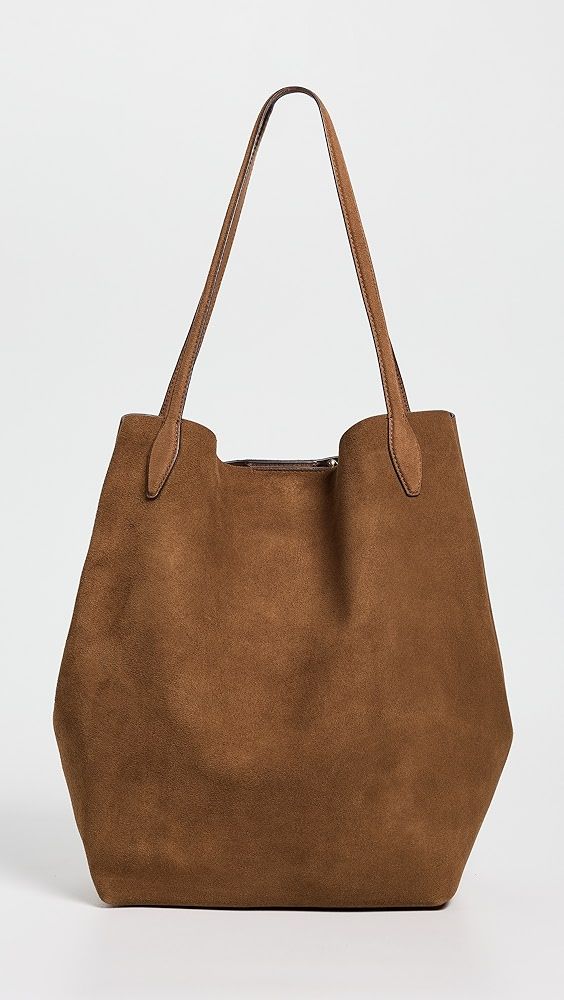 Madewell the Oversized Shopper Tote in Soft Grain Suede