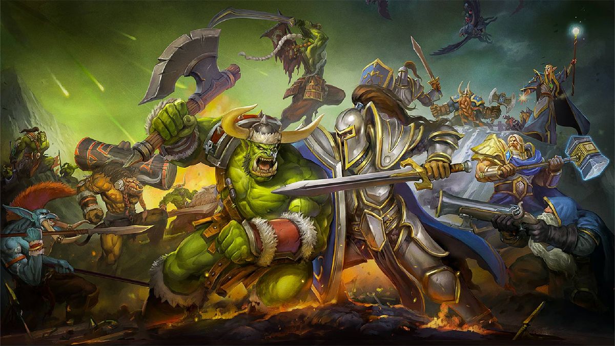 Key art for Warcraft 3: Reforged.