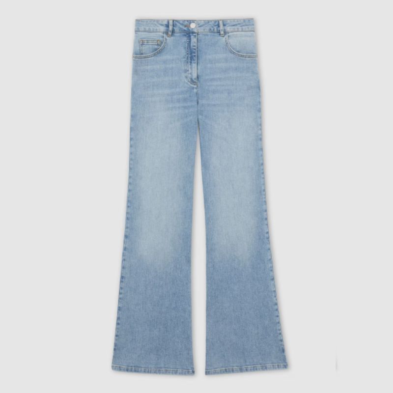 denim flared jeans