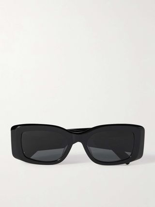 Triomphe Oversized Square-Frame Acetate Sunglasses