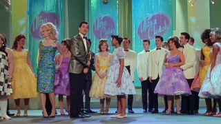 James Marsden and other characters in Hairspray