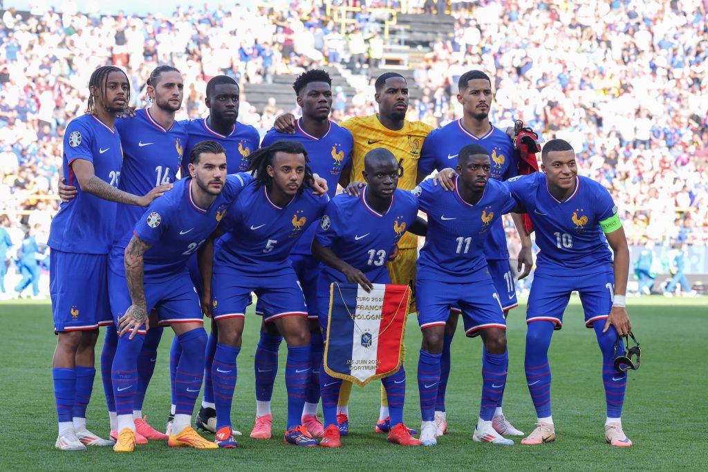 France&#039;s Euro 2024 team lining up