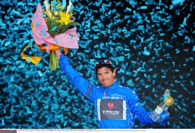 Julian Arredondo (Trek) won the mountains classification in his debut grand tour