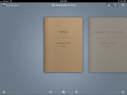 From the Principal&#039;s Office: Penultimate - Handwritten Notes App for iPad