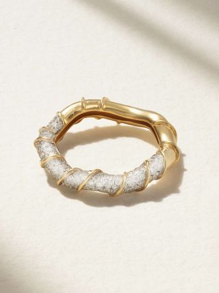 18-Karat Gold Diamond Ring