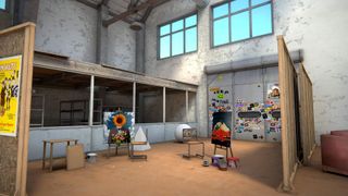 An open art studio in Painting VR