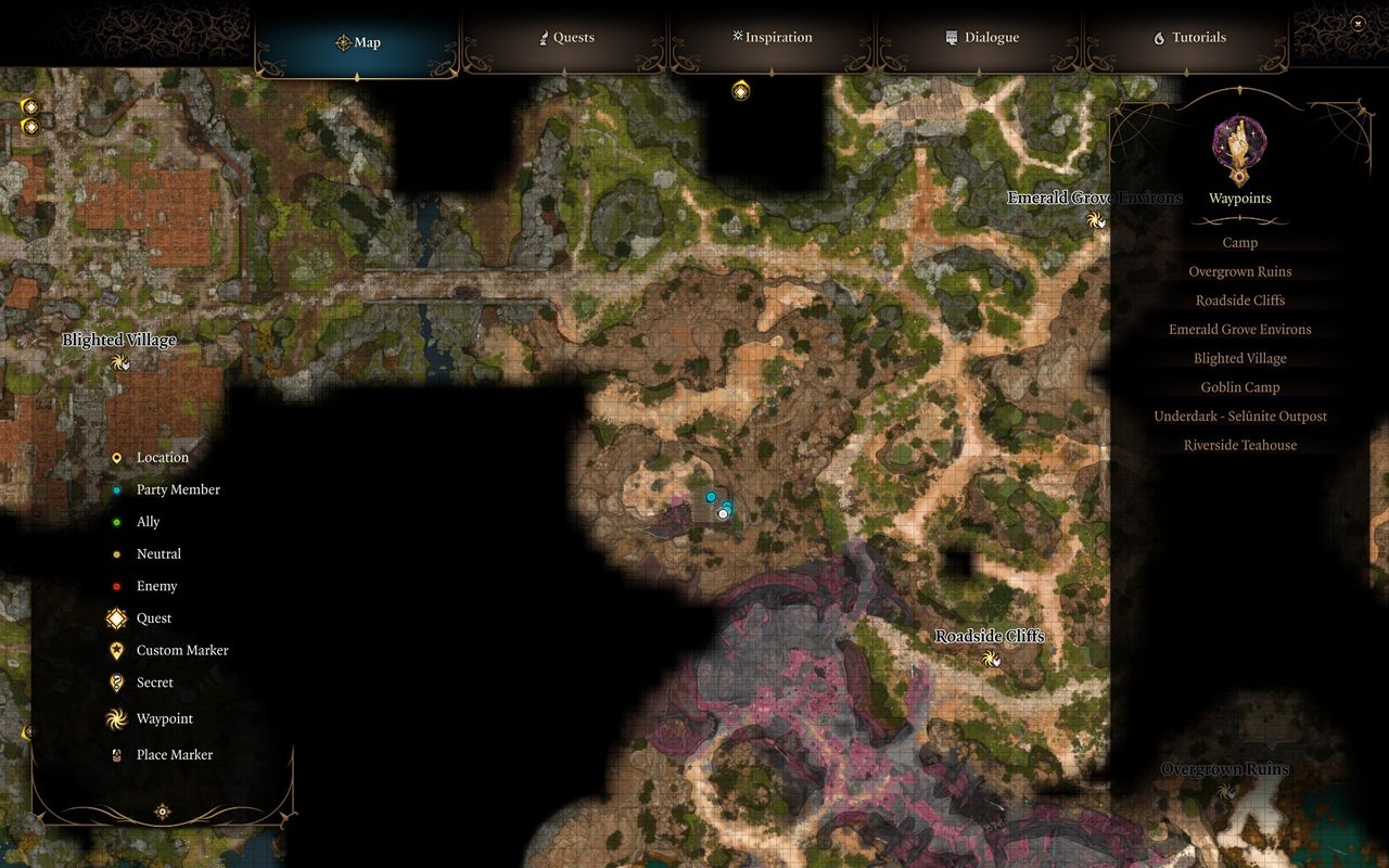 A map showing the way to a hidden cache