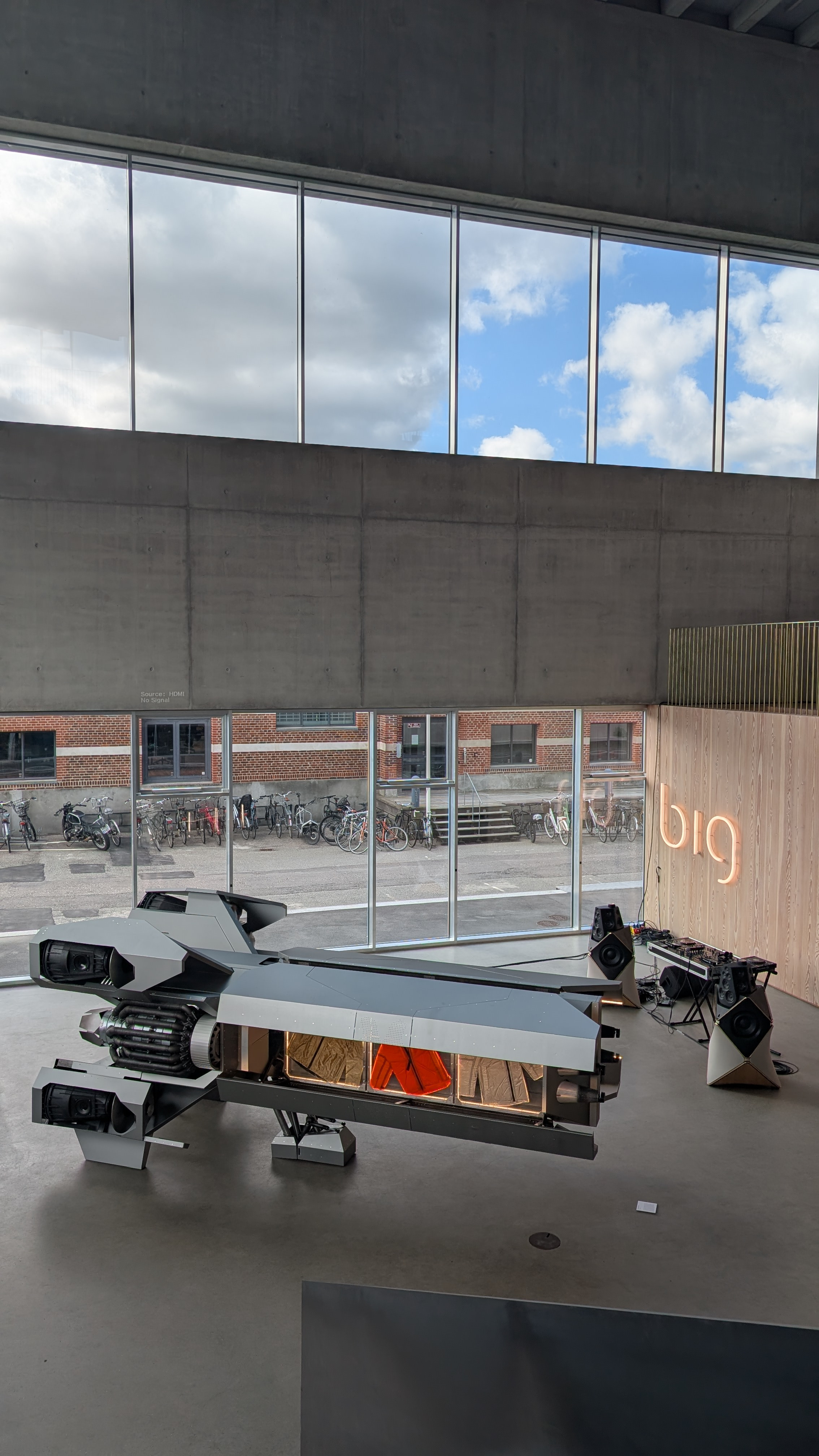 The Vollebak Spaceshop in situ at BIG HQ, Copenhagen