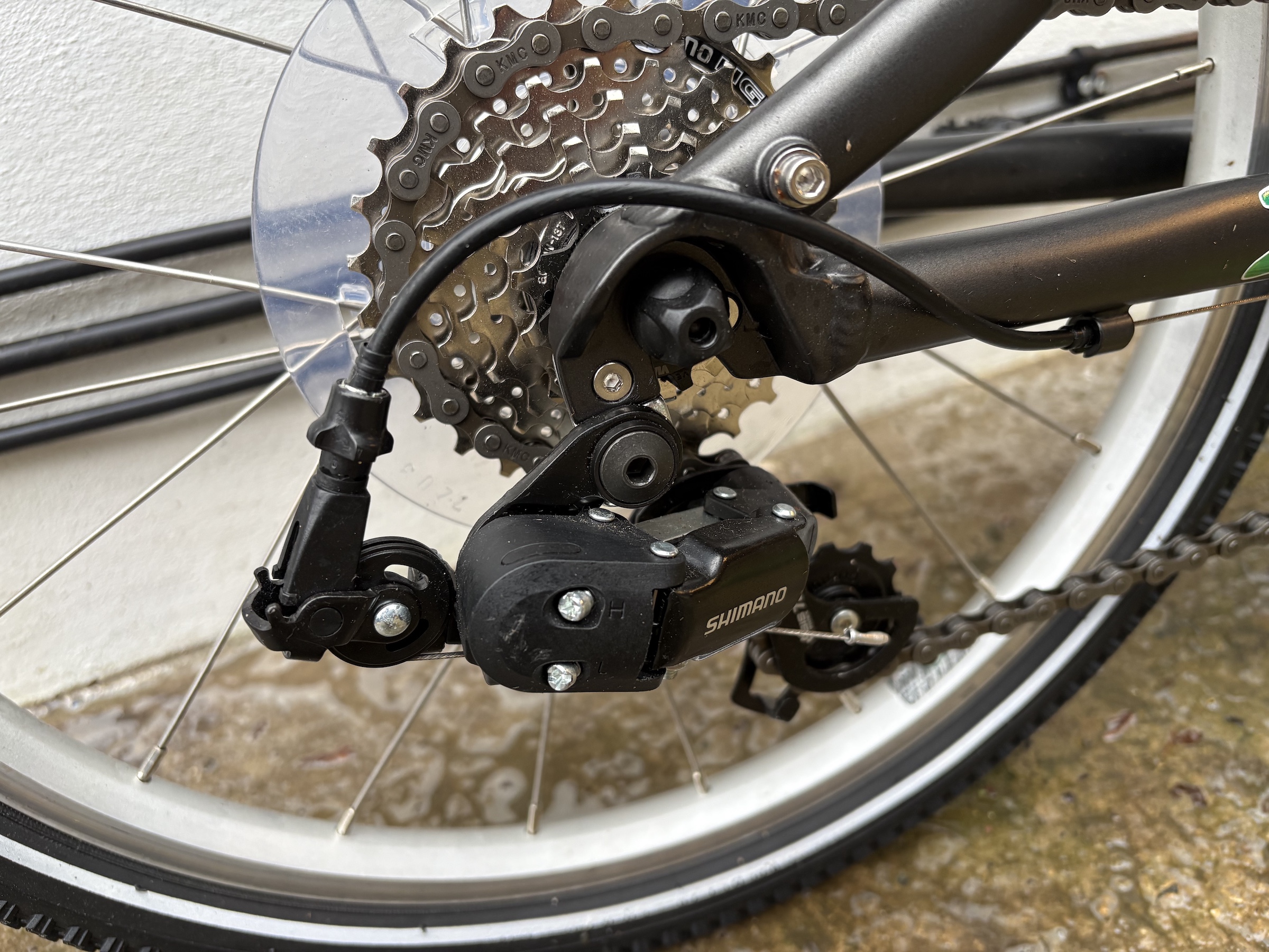 Rear mech of kids Yomo bike