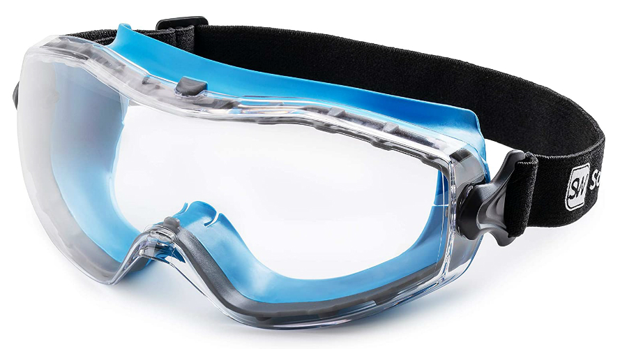 Solid work safety goggles