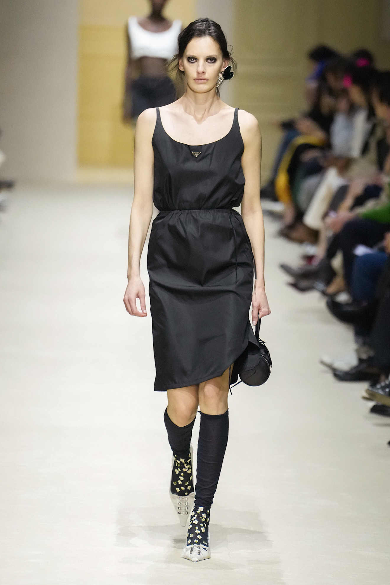 A runway look from the Prada Fall 2026 collection