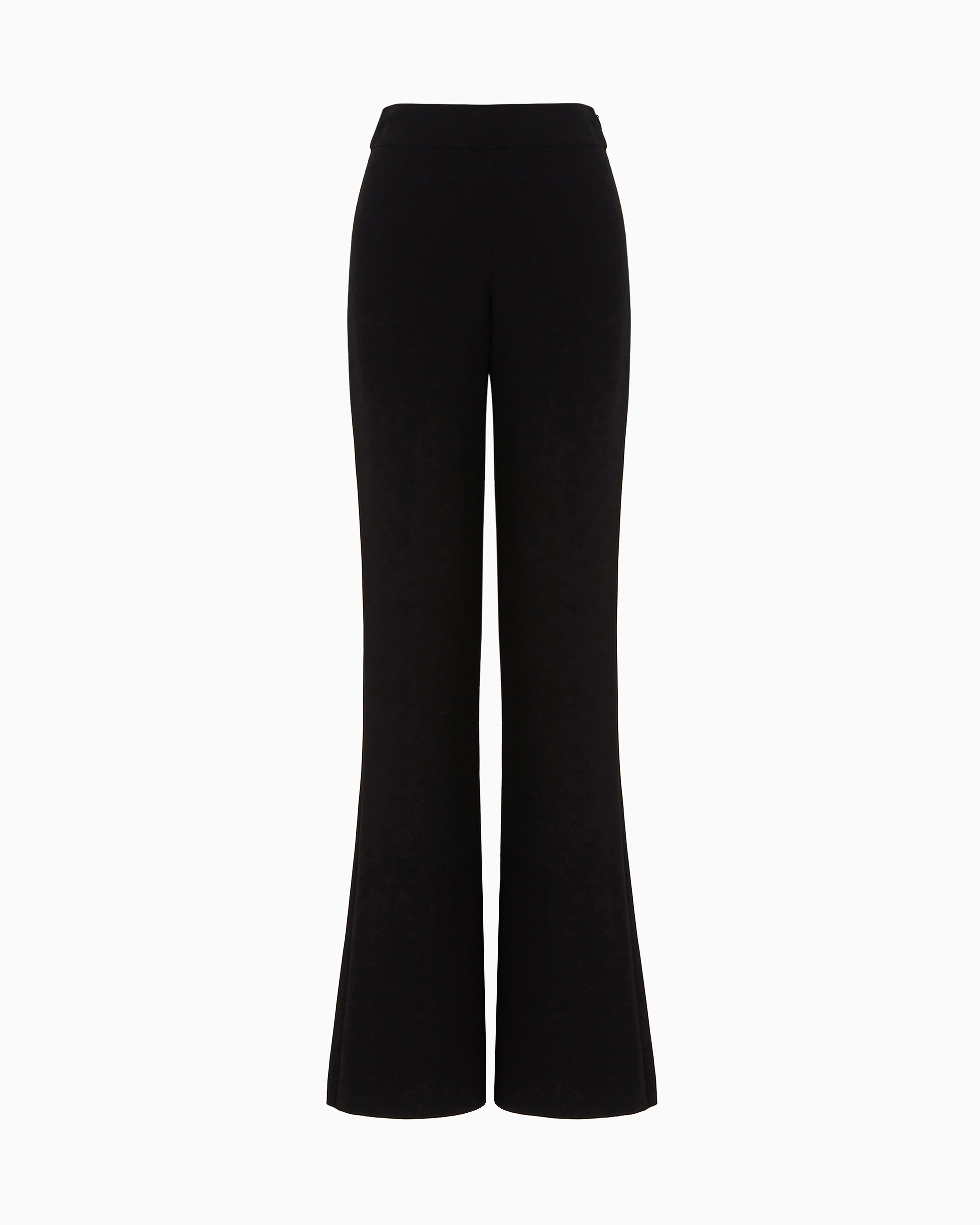 Wide-Leg Silk Trousers