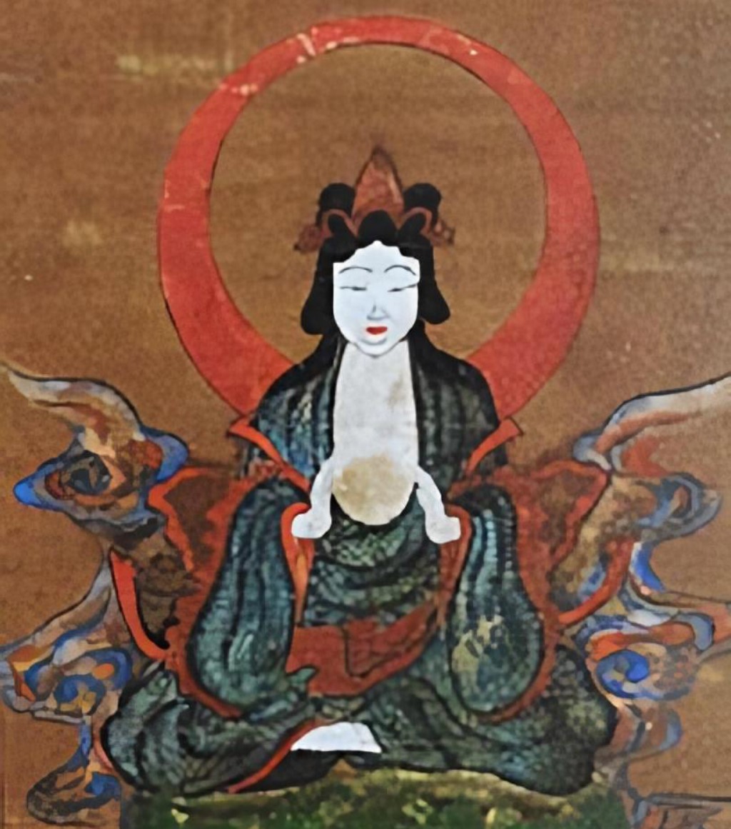 A pre-19th century painting of Tsukuyomi, artist unknown.