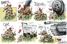 Political cartoon