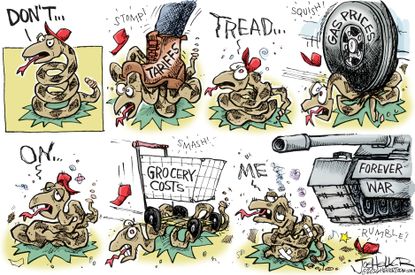 Political cartoon