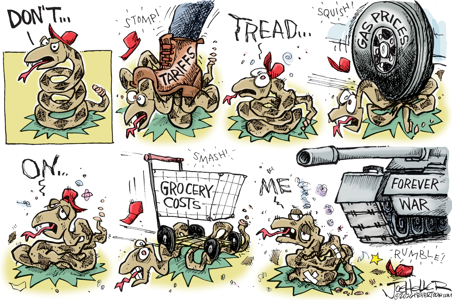Political cartoon