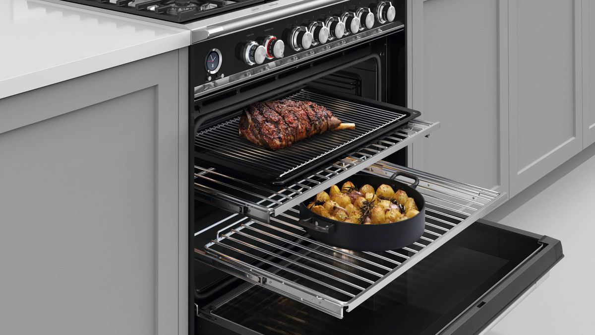 freestanding cooker open cooking food