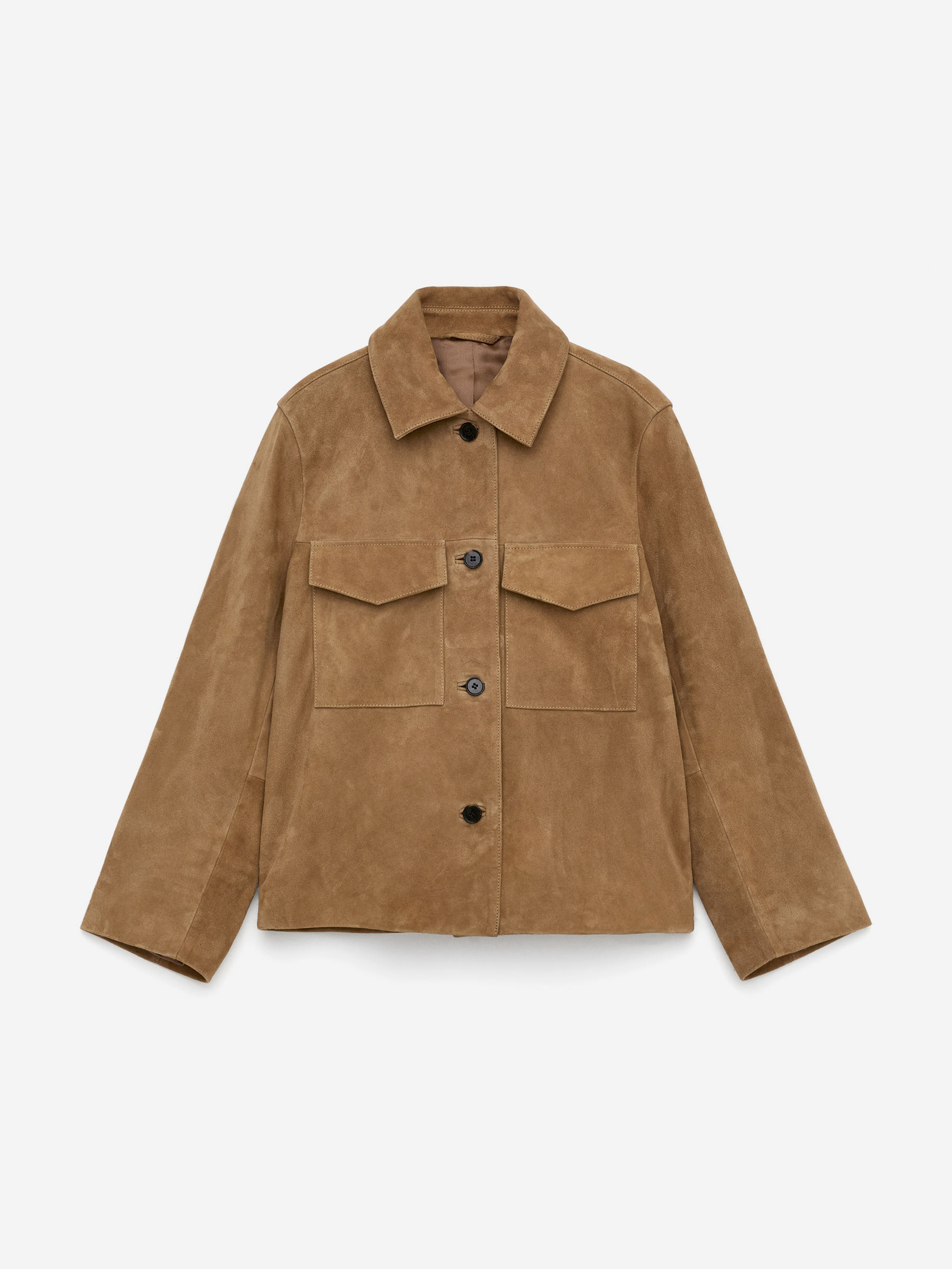 Suede Jacket 
 Beige 
 Women 
 Arket Gb