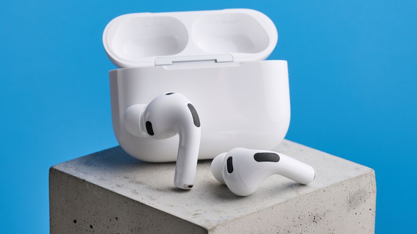 A pair of Apple AirPods Pro 3