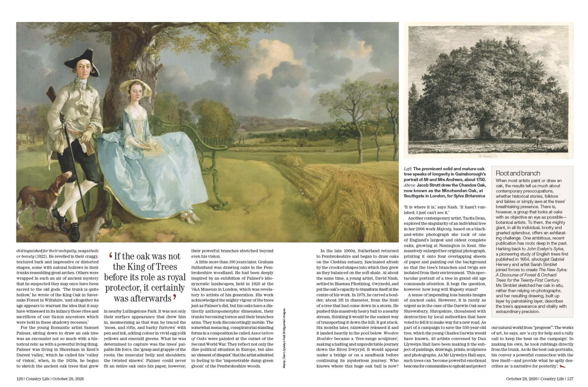 Spread from Country Life October 28, 2026