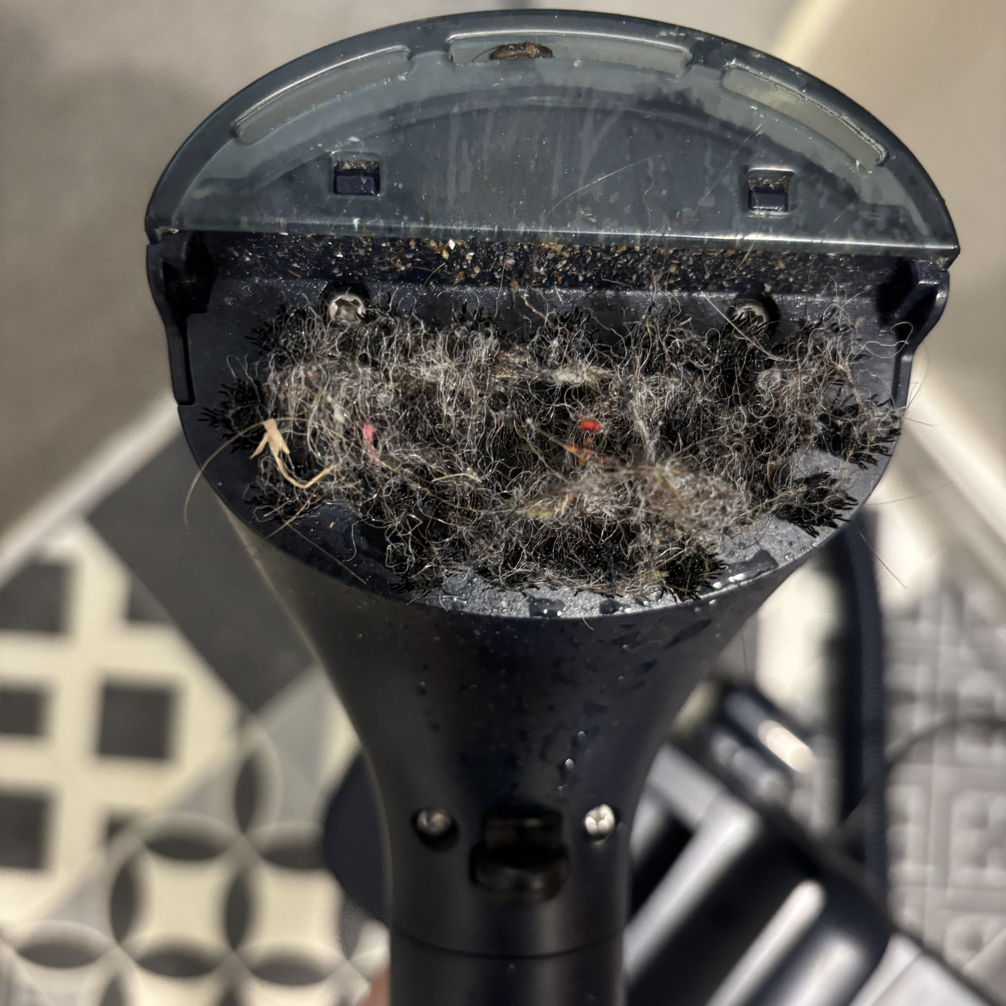 Beldray Spot Lift Pro dirty water tank brush after use