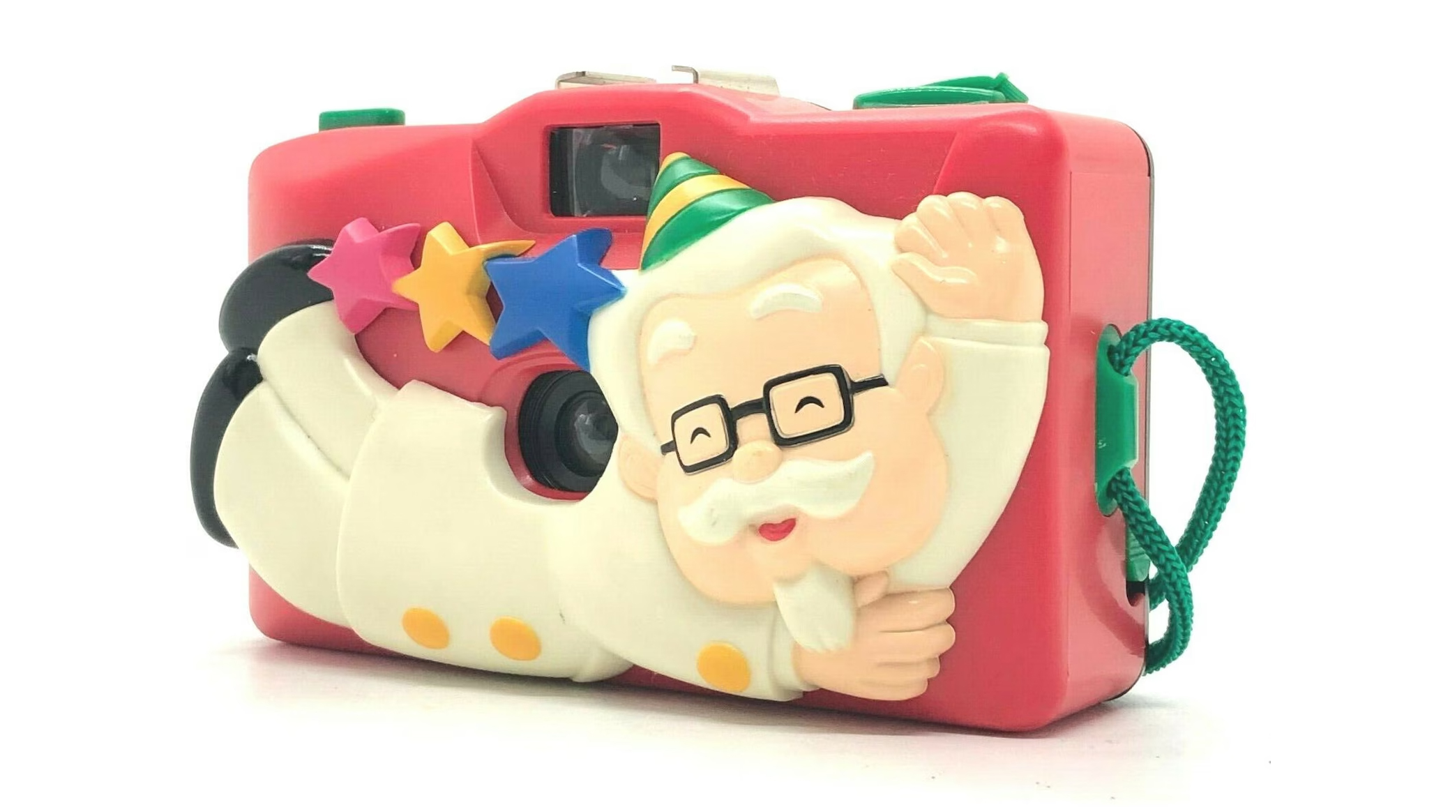 KFC Christmas film camera against a white background
