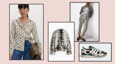 four dalmation print items