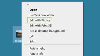 How to change a photo from color to black and white using Microsoft Photos