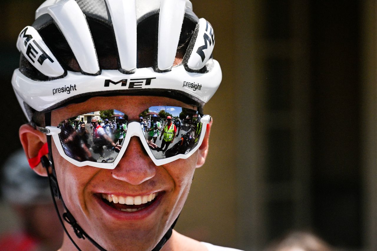 Isaac del Toro at the Tour Down Under