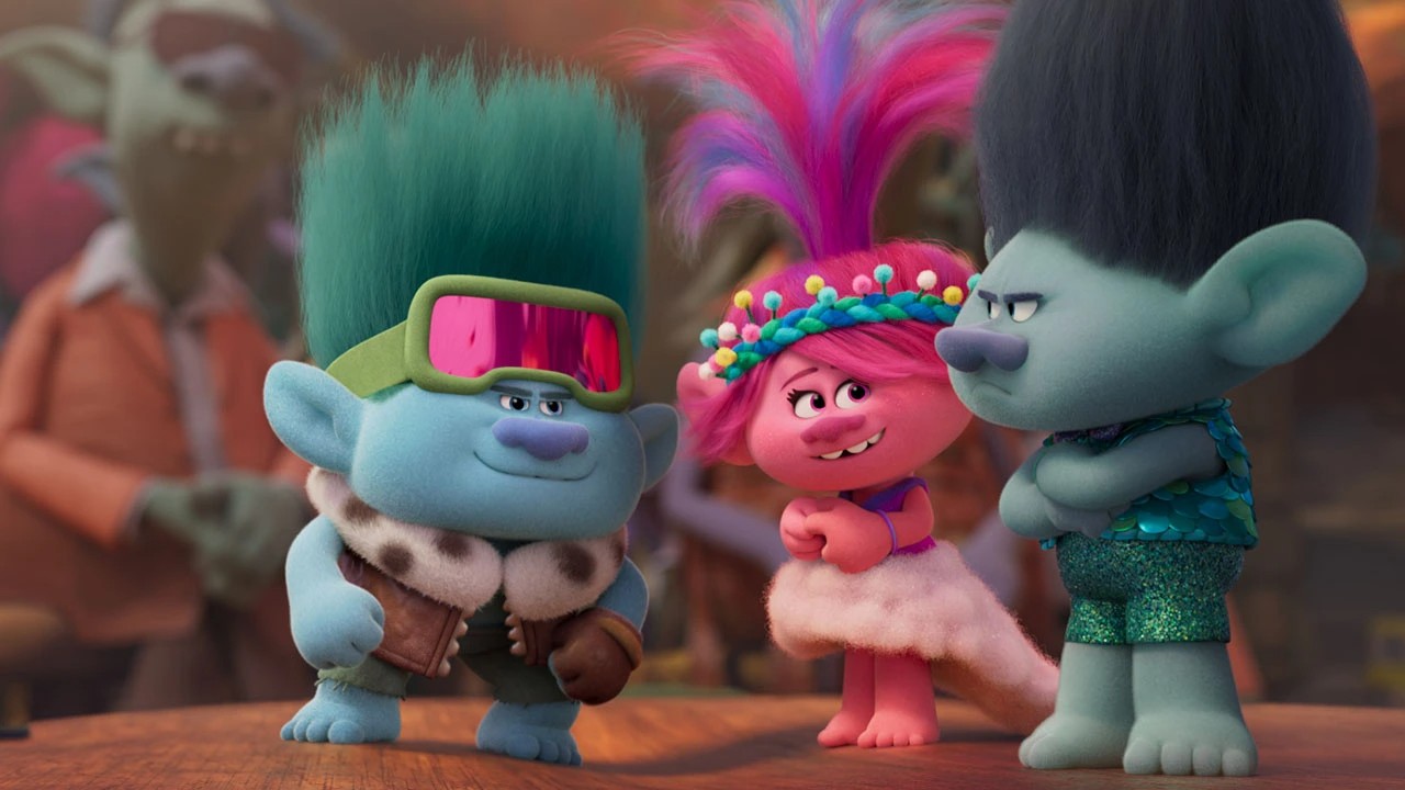 Brand meeting his brother in Trolls Band Together