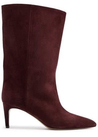 Stiletto 60 Suede Mid-Calf Boots