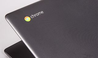 Most, if not all, Chromebooks bear the Chrome logo on their lid.